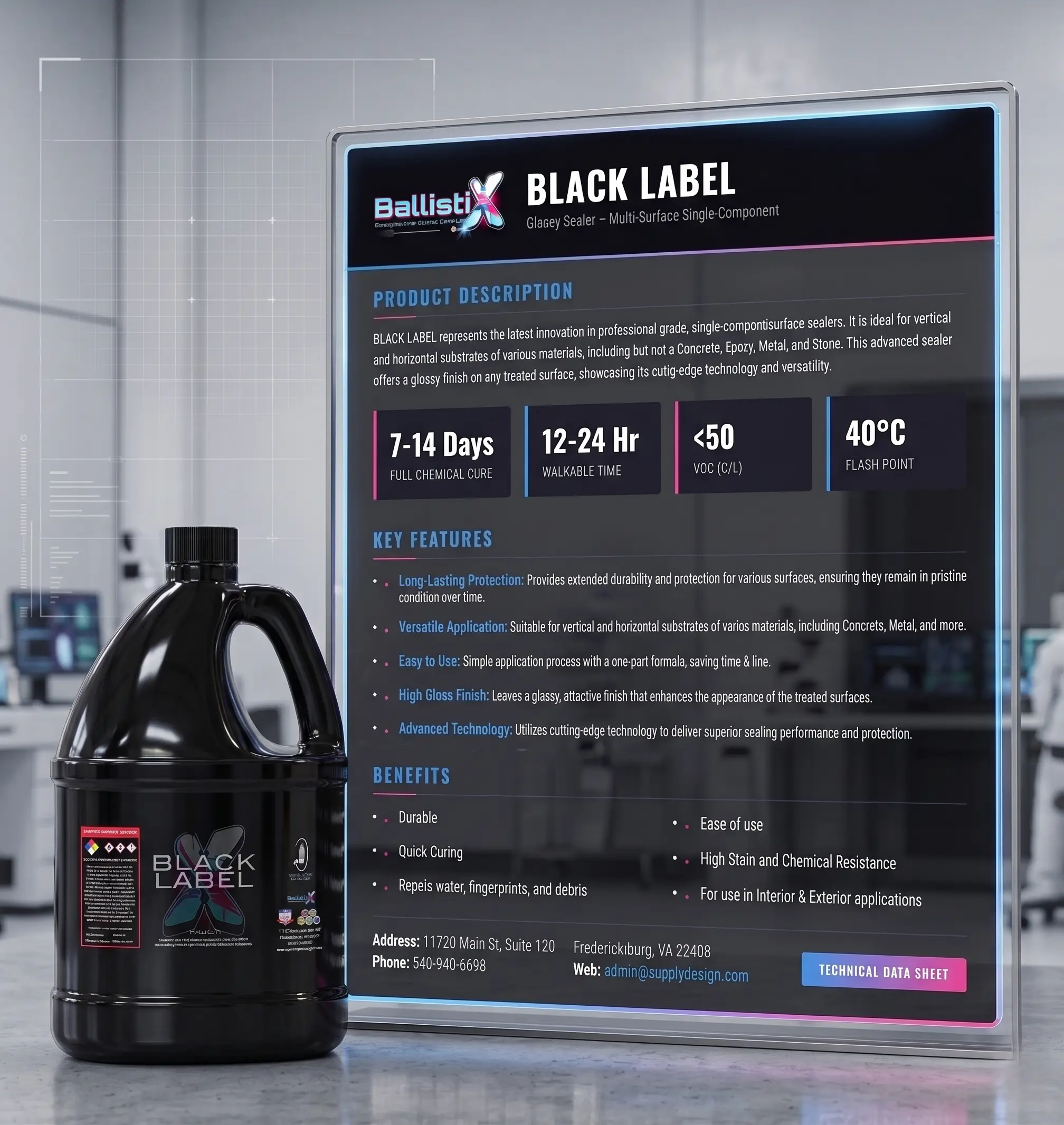Black Label Technical Data Sheet