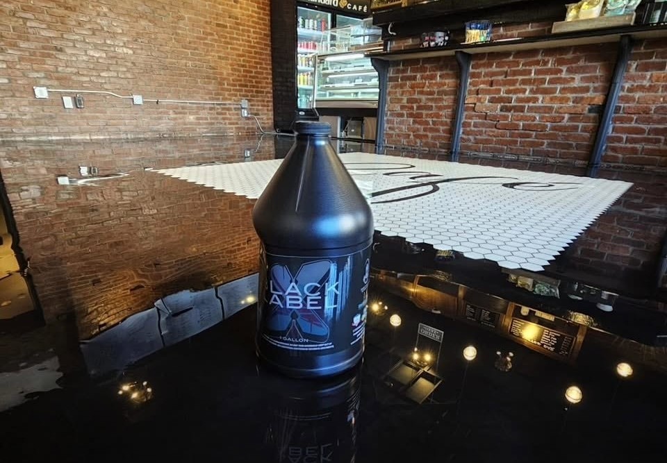 Applying Black Label floor protection